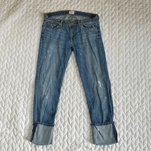 Hudson Muse Crop Skinny Jeans with Cuff - Sz 27